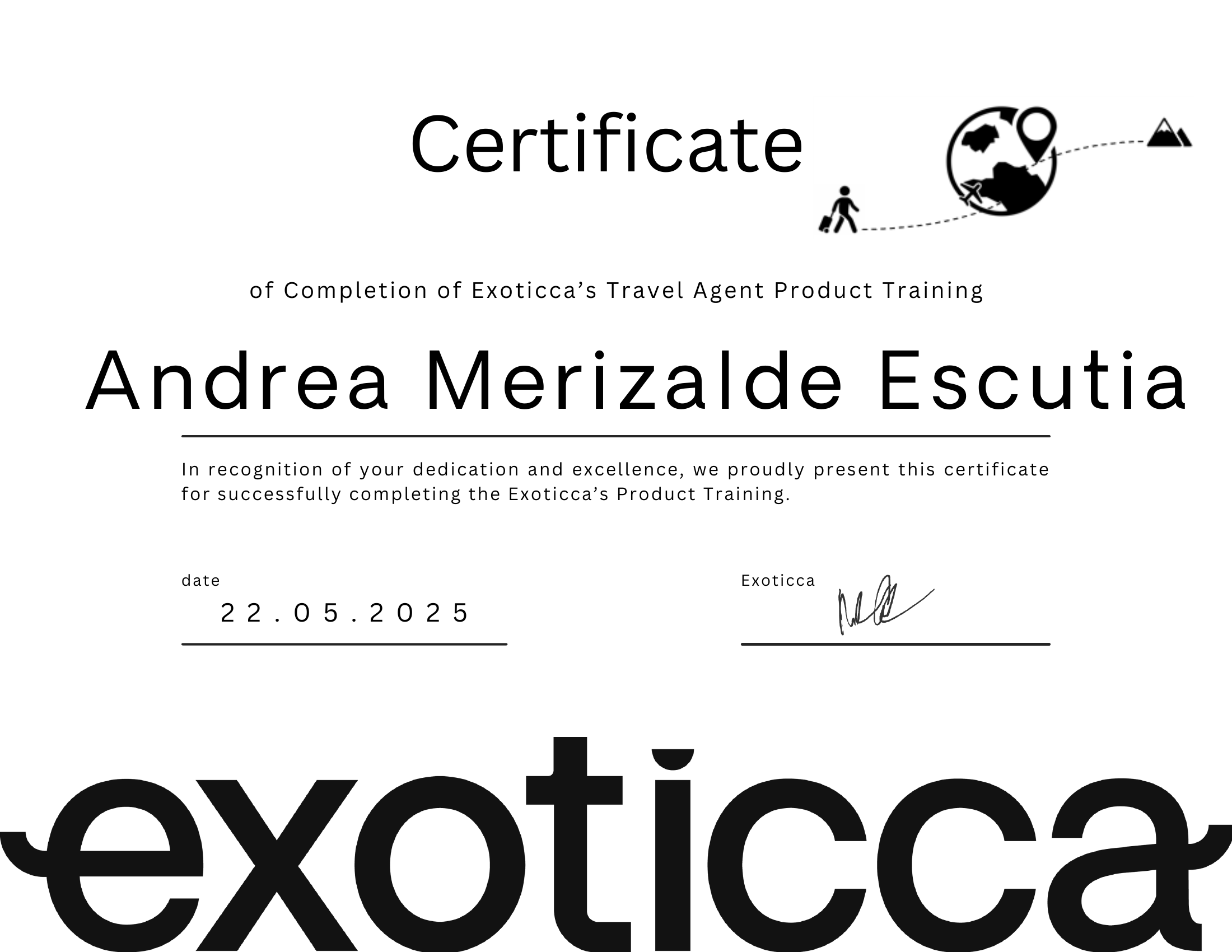 Exoticca Group Training